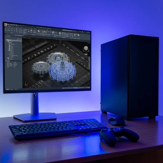 Custom CAD workstation built by Ginger6 for AutoCAD and SolidWorks